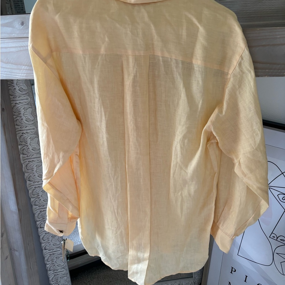 GUCCI light Yellow Button-Up Shirt - Picture 8 of 8